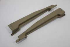 Audi A8 D3 Pair Dashboard Side Trims Cream Torrone Beige  4E0868203B (Item #329971) 