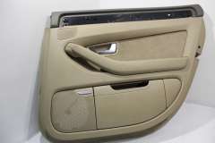 Audi A8 D3 SWB Rear OS Right Cream Jive Torrone Beige Door Card 4E0867304A (Item #329994) 