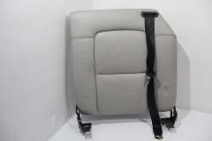 Audi TT 8N NS Left Silver Leather Rear Seat Backrest with Seat Belt 8N8885805N (Item #451715)