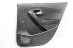 VW Polo MK5 6R 5 Door OS Right Rear Door Card Black 6R6867212AB (Item #472070) 