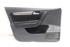 VW Passat B7 NS Left Front Black Leather Door Card 3AC867011E (Item #333971) 