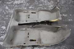 Audi A6 C6 Allroad Light Grey Cardamom Beige Interior Floor Carpet 4F2863021BC (Item #337327) 