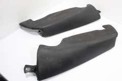 Audi A6 C7 Avant Pair of Black Leather Rear Seat Bolster Cushions 4G0885703 (Item #406014) 