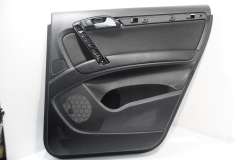 Audi Q7 4L Rear OS Right Black Cloth Door Card  4L0867304 (Item #338320)