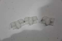 Audi A8 D2 Rear Bumper Centre Chrome Trim Fixing Clips x3 New 4D0807249C (Item #346285) 