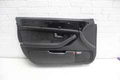 Audi A8 D3 Front NS Left Passenger Door Card Silver Black  4E0868015 (Item #349630) 