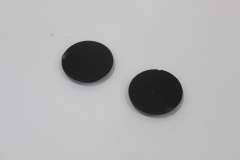 Audi A8 D3 Black Rear Footwell Vent Air Outlet Screw Cover Caps 2x 4A0819349 (Item #357544) 