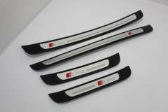 Audi A6 C7 Set of 4 S-Line Door Sill Trims Inlays Kick Plates 4G0853375G (Item #467466) 