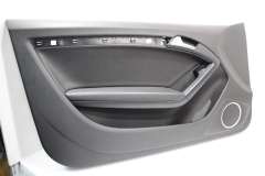 Audi A5 8T Coupe NS Left Front Door Card Black Leather for B+O 8T2867103G (Item #371495)