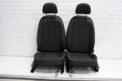 Audi A4 B9 Pair Front Seats Black Cloth 8W0881105AF (Item #361783) 
