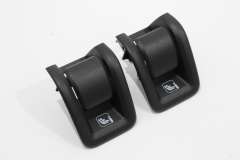 Audi A3 8Y 2020> Pair Black Isofix Slot Guide Trim Covers New Genuin 8Y0887233C (Item #448315) 