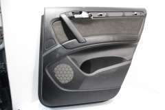 Audi Q7 4L Rear OS Right Black Alcantara Door Card  4L0867304B (Item #405567)