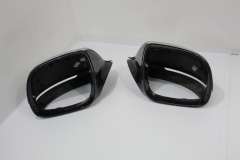 Audi Q7 4L Pair Door Mirror Cover Housings Blue with Silver Caps 4L0857528 (Item #443557) 