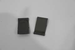 Audi A8 D2 FL Pair Platinum Light Grey Grab Handle Screw Cover Caps 4D0857607F (Item #365404) 