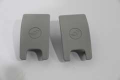 Audi A4 B8 Pair Silver Isofix Slot Trim Cover Moon Silver New Genuin 8T0887187EP5 (Item #367891) 