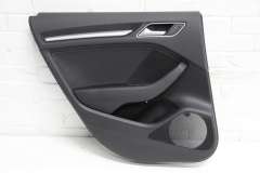 Audi A3 8V 5 Door Sportback Rear NS Left Door Card Black Cloth 8V4867303 (Item #388911) 