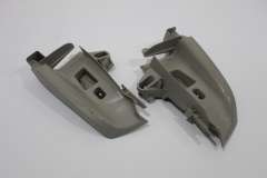 Audi A4 B8 Rear Seat Belt Guides Pair Light Grey 8K0857792 (Item #375536) 