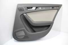 Audi A4 B8 OS Right Rear Door Card Agate Grey + Light Grey 8K0867304A (Item #375845) 