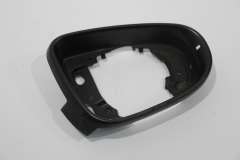 VW Touran 1T OS Right Door Wing Mirror Glass Frame Trim Black 6R0857602A (Item #464060) 