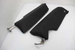 Audi A6 C6 Avant Pair of Black Cloth Rear Seat Bolster Cushions 4F0885703 (Item #380557)