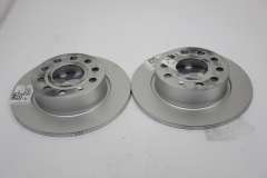 Seat Leon 5F Pair Rear Brake Discs 253x10mm New Genuine 5Q0615601F (Item #380701) 