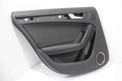 Audi A5 8T Sportback NS Left Rear Leather Door Card Soul Black 8T8867303D (Item #382264)
