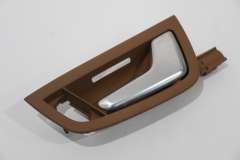 Audi A8 D3 OS Right Interior Door Handle Amaretto Tan 4E0839020 (Item #383326) 