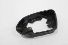 Audi A8 D4 NS Left Door Wing Mirror Glass Frame Trim Black 4H0857239 (Item #390782)