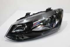 VW Polo Mk5 NS Left Halogen Headlight with Black Trim New 44111D8L (Item #383941) 