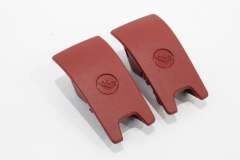 Audi A4 A5 B9 Pair Isofix Slot Trim Cover Magma Red New Genuine 8W0887187P70 (Item #449672) 