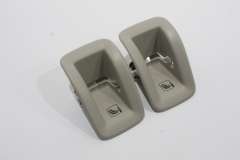 Audi A4 B9 Pair Isofix Slot Guide Trim Covers Beige Cream Pearl New 8W0887233B1LX (Item #384631)