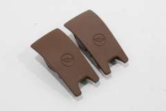 Audi A4 A5 B9 Pair Isofix Slot Trim Cover Okapi Brown New Genuine 8W08871872ZR (Item #410305) 