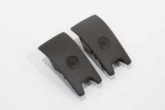 Audi A4 A5 B9 Pair Isofix Slot Trim Cover Sard Brown New Genuine 8W08871872LM (Item #411068) 