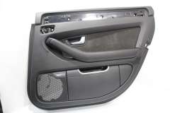 Audi A8 D3 FL SWB Rear OS Right Door Card Black Alcantara for Blinds 4E0867304J (Item #388283) 