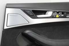 Audi A8 D4 Rear OS Right Black Leather Door Card for Rear Blinds 4H2867304C (Item #389771) 