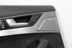 Audi A8 D4 Rear NS Left Black Leather Door Card for Rear Blinds 4H2867303C (Item #389772) 