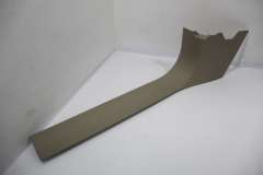 Audi A8 D3 NS Left Front Pillar Sill Trim Cardamom Beige Cream 4E1864613E (Item #390415) 