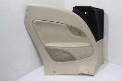 VW EOS 1F Rear NS Left Corn Silk Beige Cream Leather Quarter Trim 1Q0867043DP (Item #390822) 