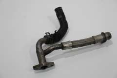 Audi A8 D4 4.2TDi OS Right Lower Turbo Oil Return Line Pipe 057145736AB (Item #390836) 