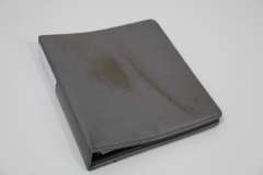 Audi Leather Ring Binder Folder Grey  (Item #395480) 