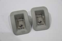 Audi A5 8T Pair Isofix Seat Slot Guide Trim Cover Star Silver 8T0887233BZ62 (Item #395654) 