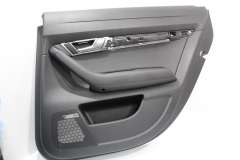 Audi A6 C6 Rear OS Right Black Leather Door Card for Bose + Lighting 4F0867304EF (Item #397950) 