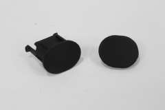 Audi A6 C6 Centre Console Side Trim Screw Cover Caps Black 4F2863273 (Item #398042) 