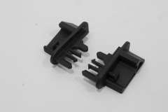 Audi Q8 SQ8 RSQ8 Roller Blind Luggage Cover Clips Pair Black New 4M8868954 (Item #431262) 