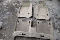 Audi A8 D3 SWB Full Interior Carpet Light Platinum Grey 4E0863021C (Item #399926) 