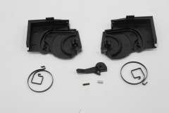 Audi TT 8N Stereo Radio Cover Flap Repair Kit Set New Genuine 8N0098459 (Item #449218)