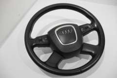 Audi A6 C6 A8 D3 Black 4 Spoke Tiptronic Heated Steering Wheel 4F0419091BC (Item #402412) 