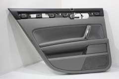VW Phaeton D1 Rear NS Left Grey Leather Door Card for Blinds 3D4867211AM (Item #403464) 