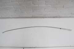 VW Phaeton D1 Front NS Left Door Window Upper Chrome Trim 3D4837541J (Item #403476) 