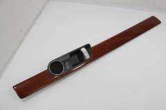 VW Phaeton D1 Rear NS Left Eucalyptus Door Upper Insert Trim 3D4867101F (Item #403492) 